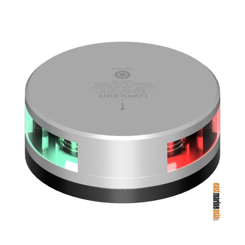 Lopolight 101-003-FB Bi-Colour 1 nm LED Navigation Light - Silver