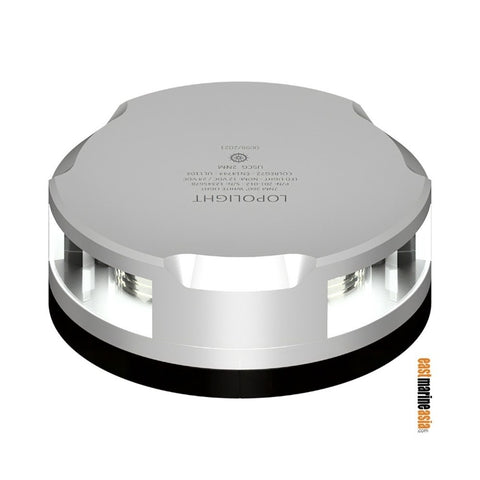 Lopolight 201-012-FB All-Round White / Anchor 2 nm LED Navigation Light - Silver