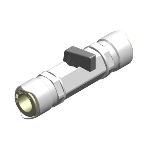 Whale Quick Connect 15 mm Shut-off Valve Brass
