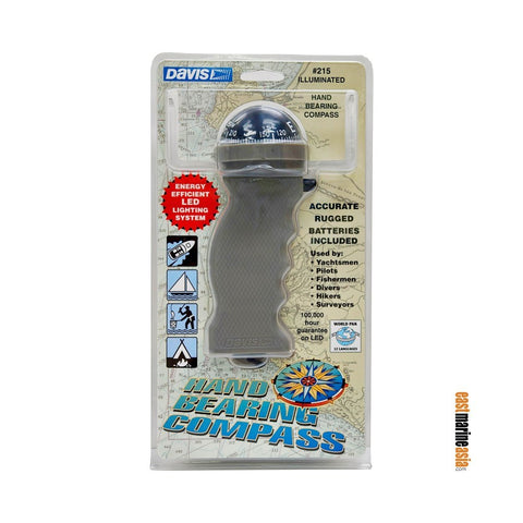 Davis 215 Illuminated Hand Bearing Compass