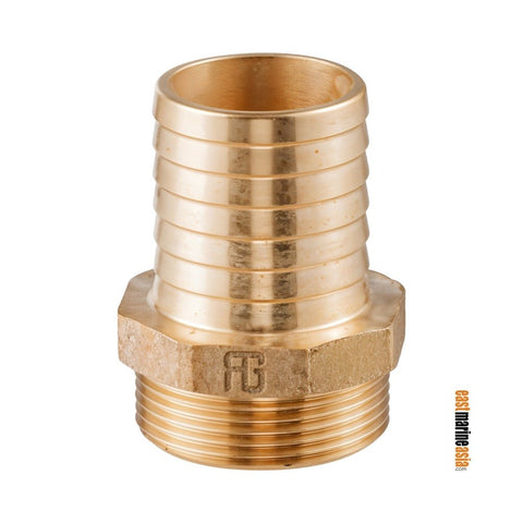 Guidi Series 1004B Bronze Straight Hose Connector (M) - BSPP