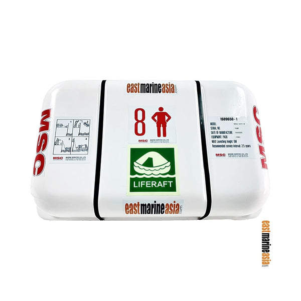 MSC ISO 9650-1 Leisure Yacht Liferaft - Canister